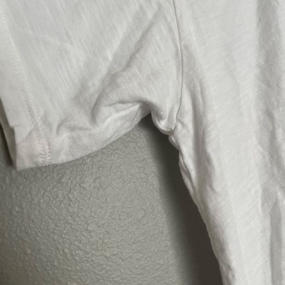 MADEWELL - Whisper Cotton Rib Crewneck Classic White T-Shirt - Plus 3X - Picture 8 of 8